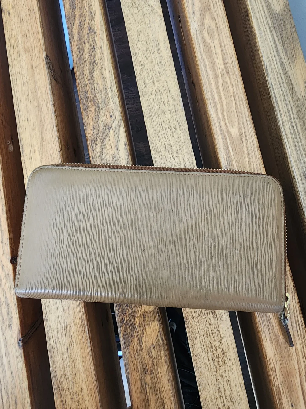 PRADA Saffiano Zip Wallet